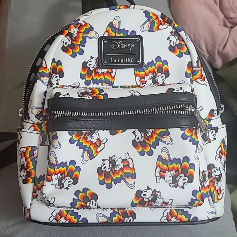 Loungefly rainbow mickey